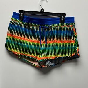 City Streets Vibrant Patterned Athletic Shorts